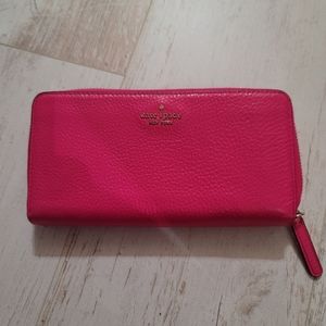 Kate spade Hot Pink continental wallet